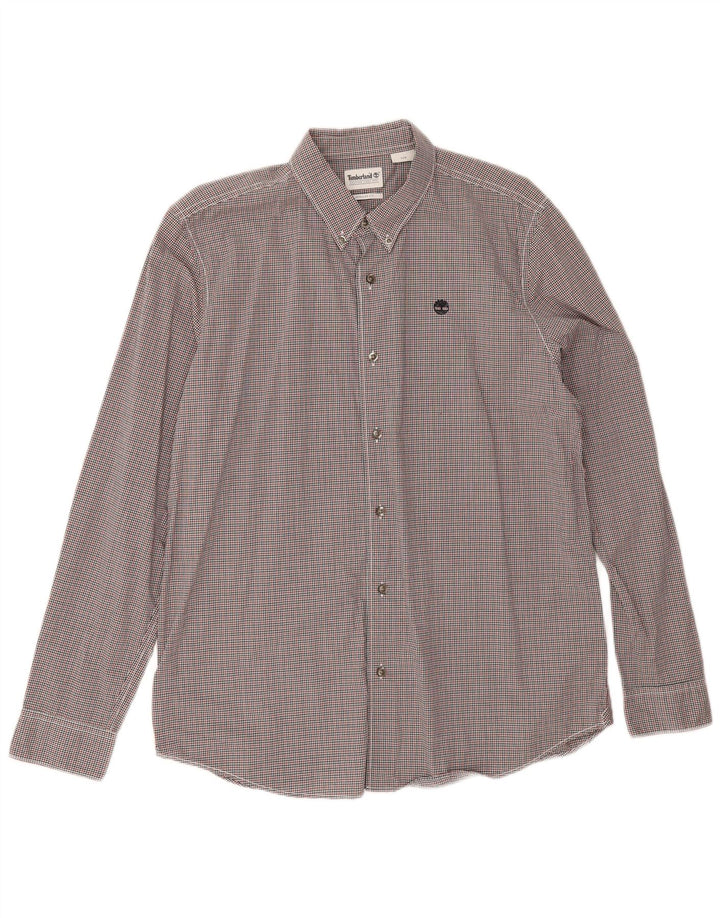 Timberland Chemise Regular Fit Homme Grand Coton Vichy Multicolore