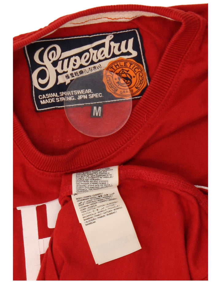 Superdry T-Shirt Tigers Graphic Homme Rouge Moyen Coton