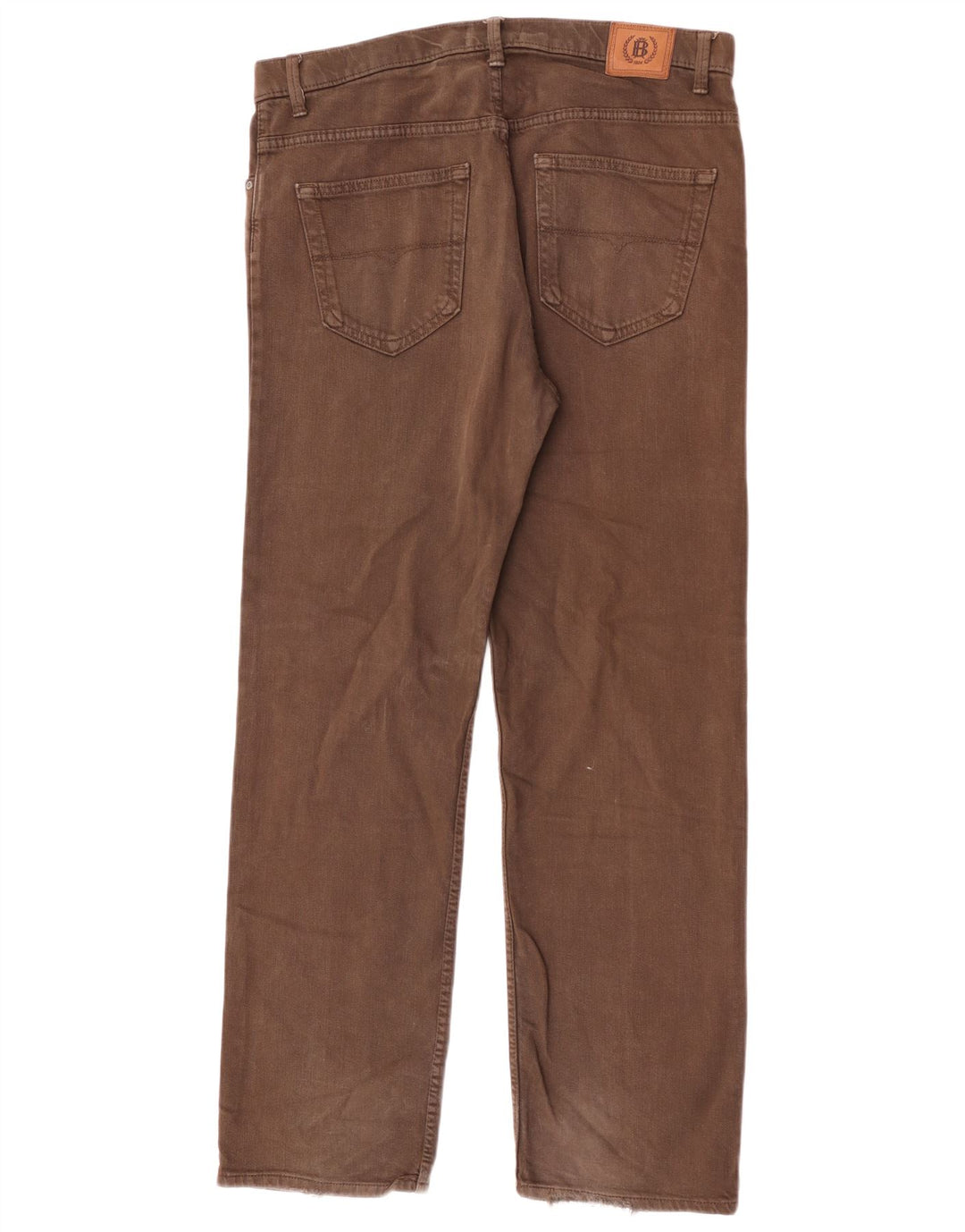 Marks & Spencer Jean droit bleu Harbor femme W36 L31 coton marron