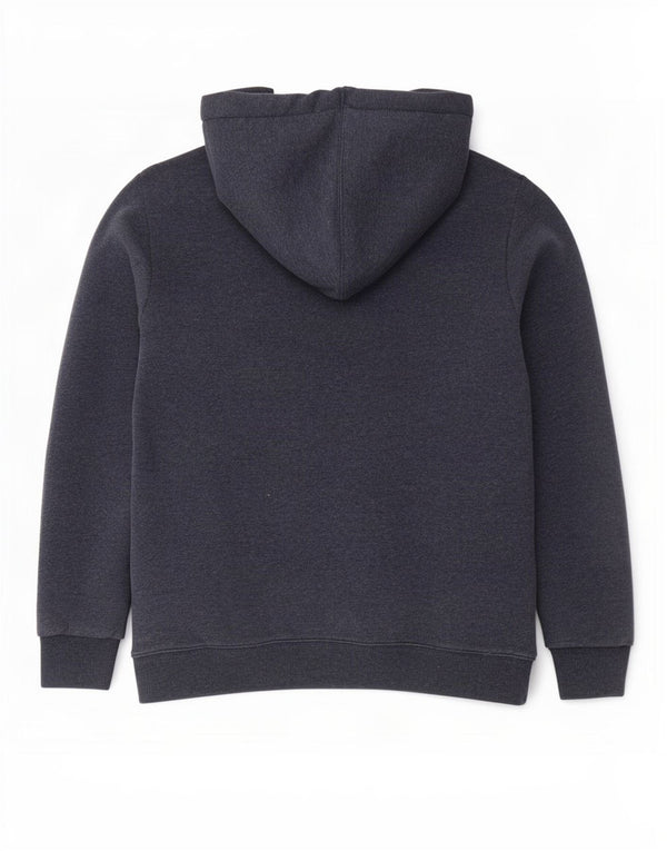 Superdry Pull à capuche zippé surdimensionné Sherpa pour femme UK 12 Bleu marine moyen
