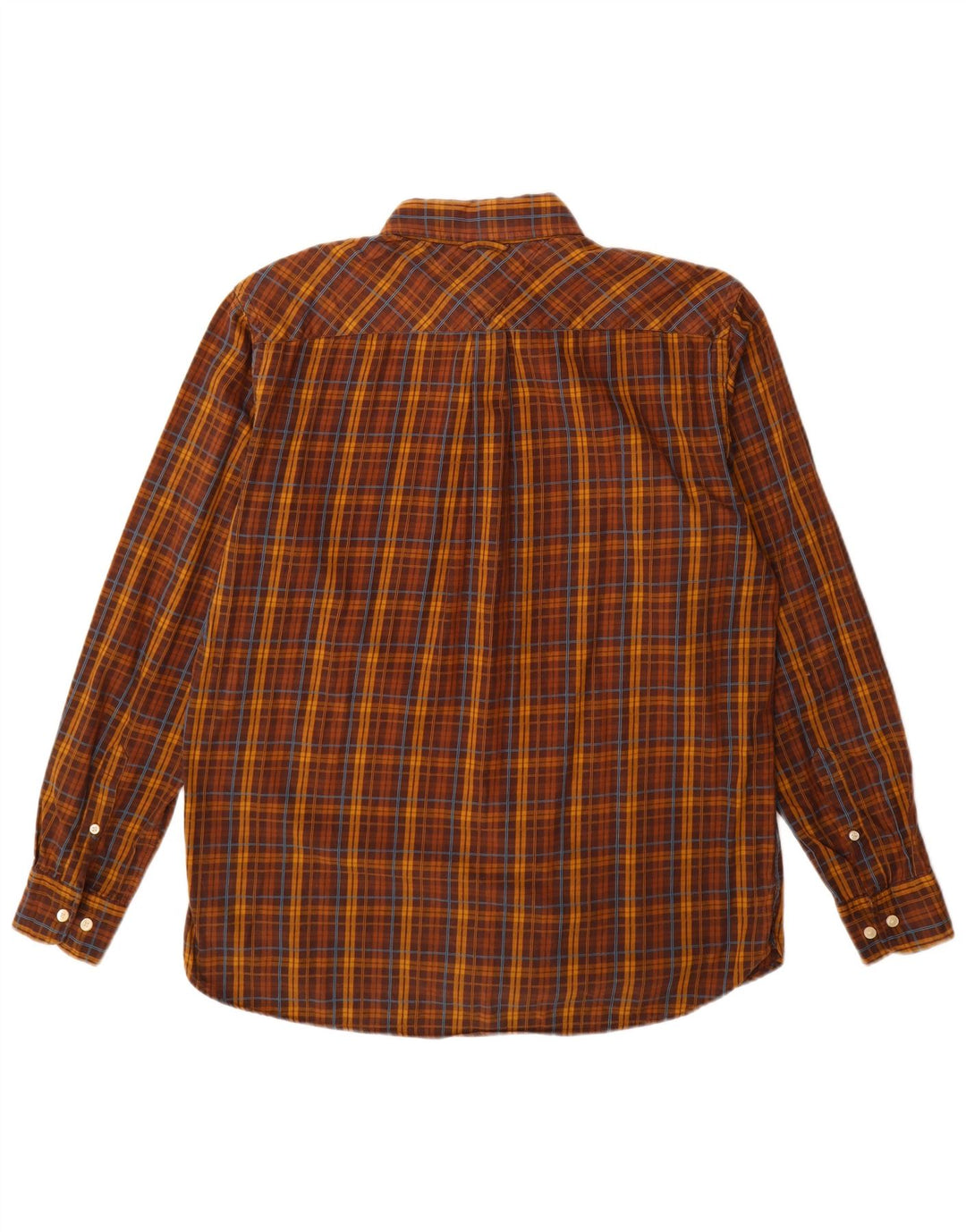 Tommy Hilfiger Chemise en flanelle homme marron moyen à carreaux en coton