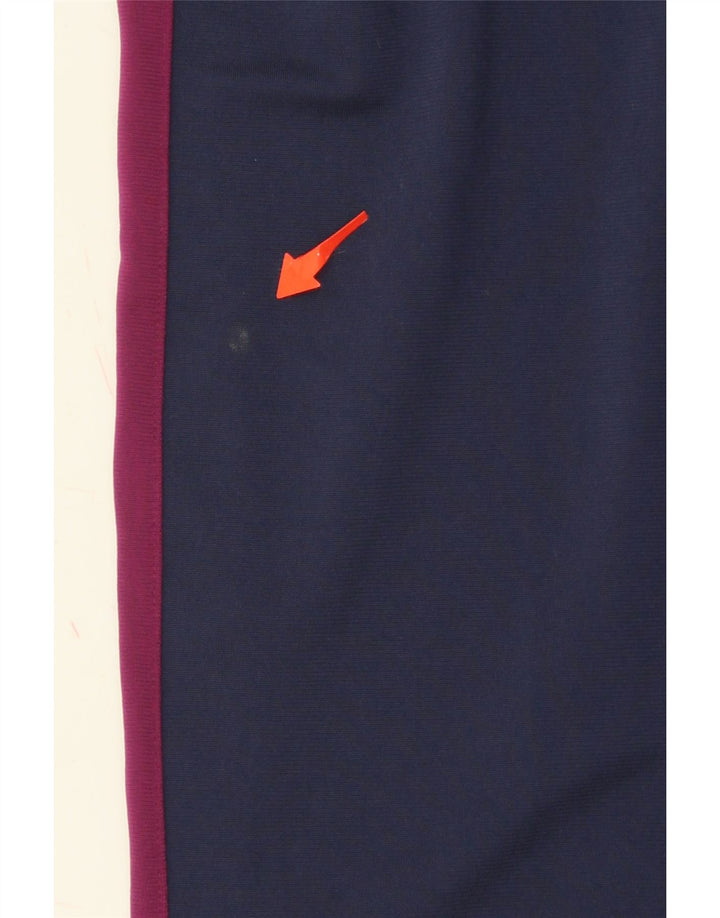 PUMA Womens Tracksuit Trousers UK 12 Medium  Navy Blue Colourblock Vintage Puma and Second-Hand Puma from Messina Hembry 