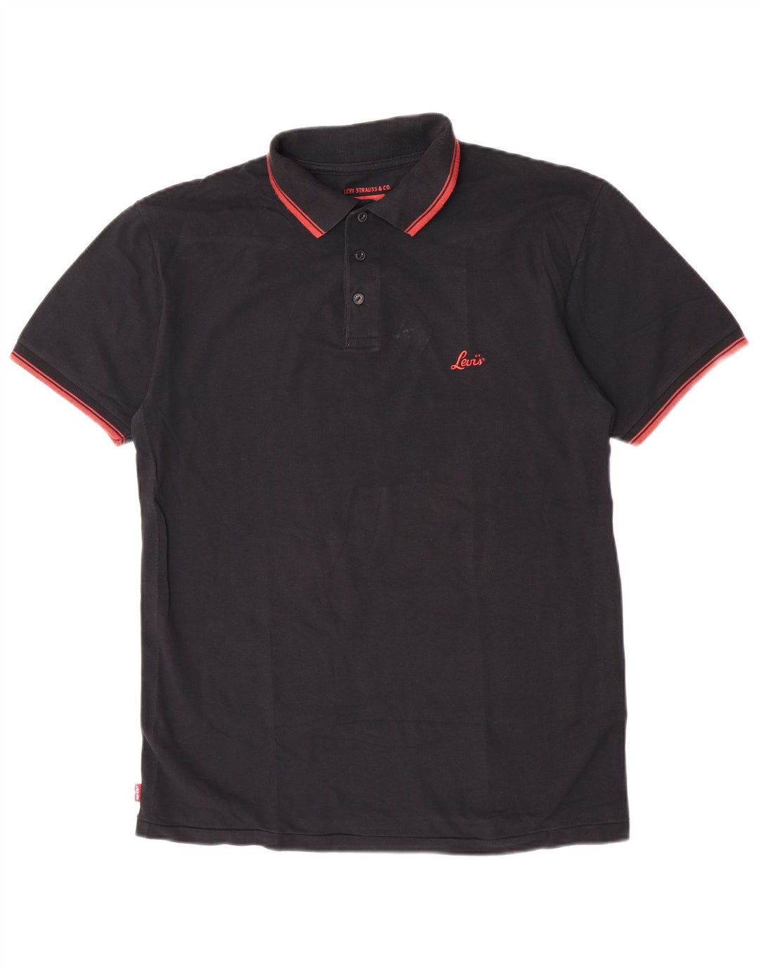 Levi's Polo Homme 2XL Noir Coton