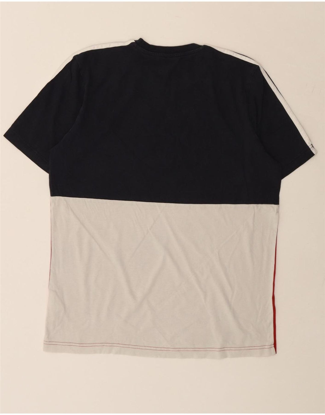 ADIDAS T-Shirt Homme Haut Moyen Multicolore Colourblock Coton
