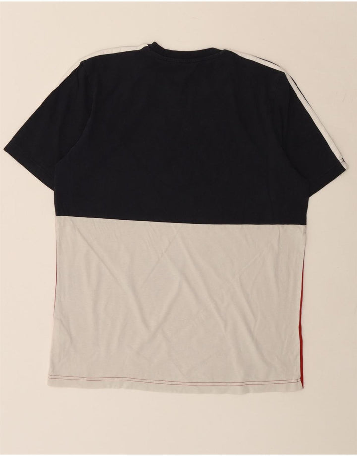 ADIDAS T-Shirt Homme Haut Moyen Multicolore Colourblock Coton