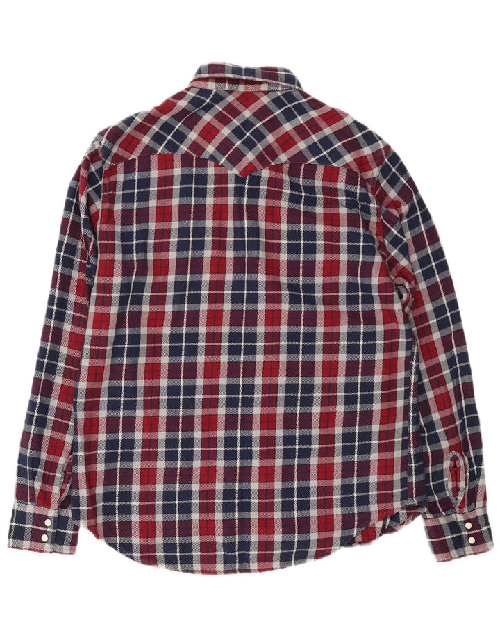 Levi's Chemise en Flanelle Homme Grand Carreau Bordeaux