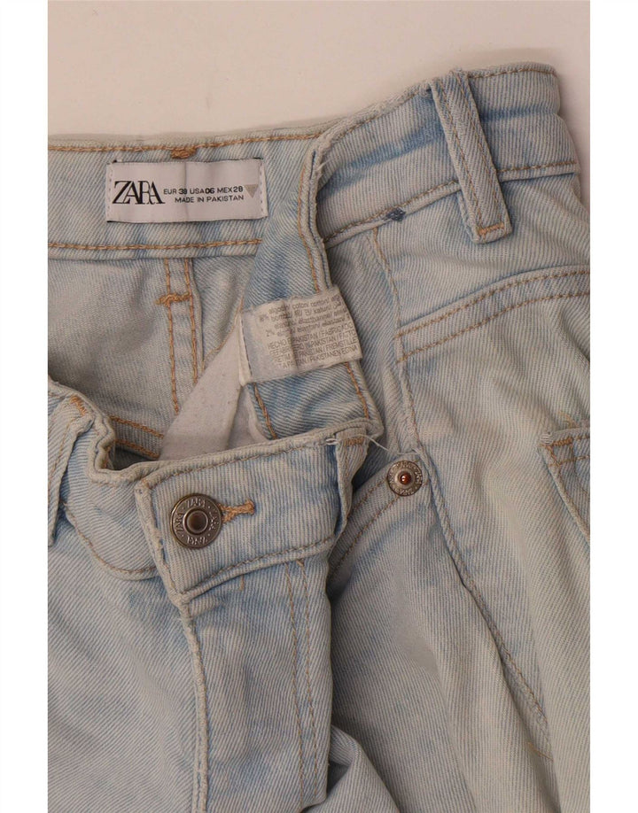Zara Jeans Bootcut Femme EU 38 Small W28 L26 Bleu Coton