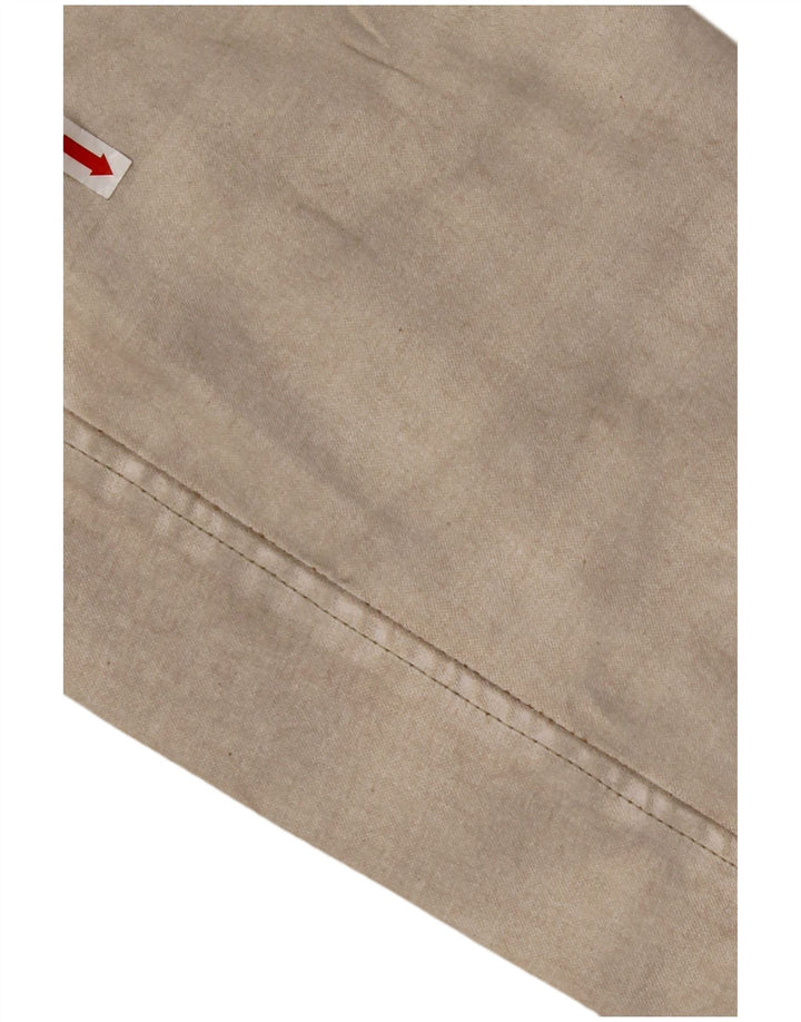 MURPHY & NYE Manteau croisé pour femme UK 14 Coton beige moyen