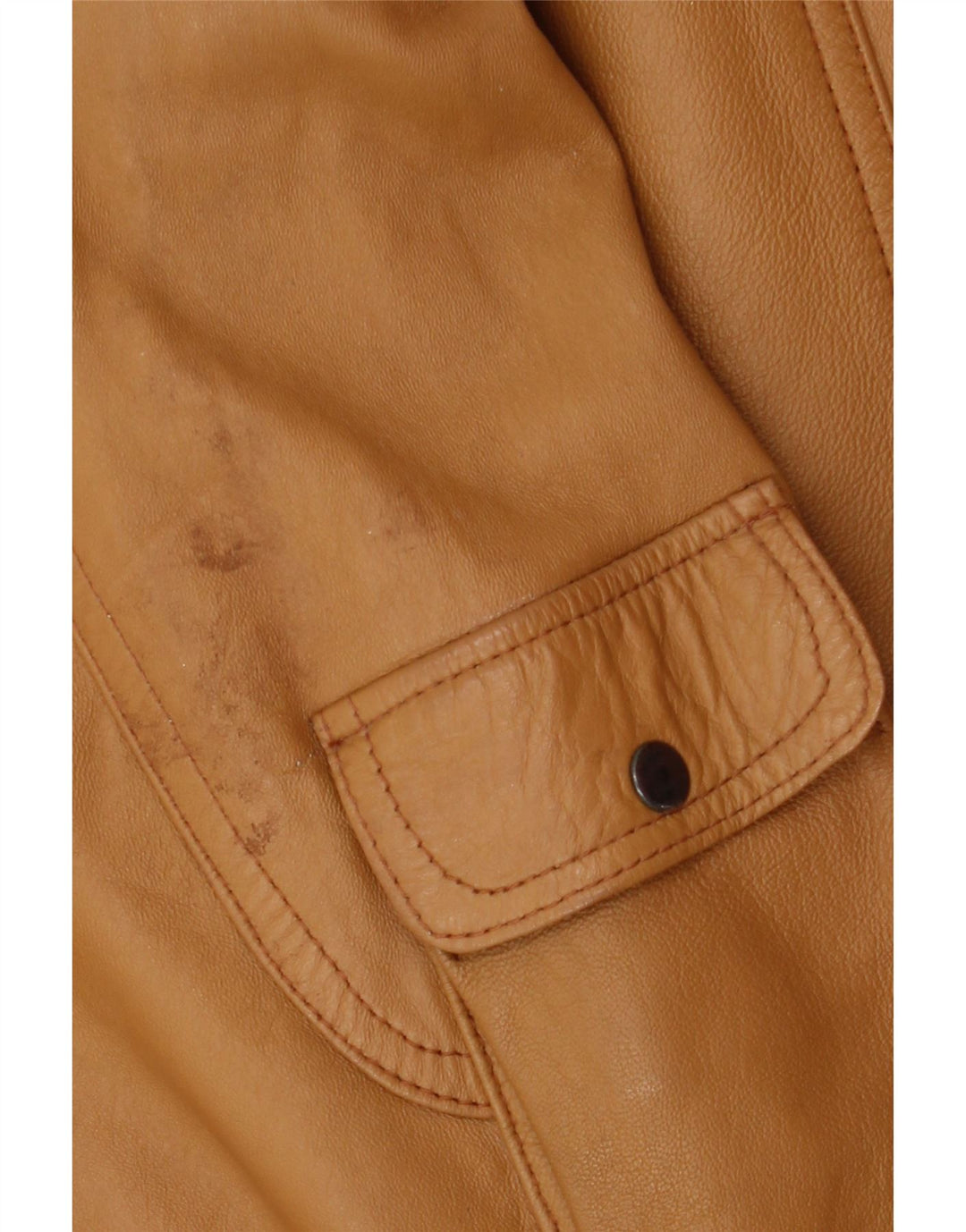 Pointers Veste en cuir coupe ample pour homme UK 38 Cuir marron moyen