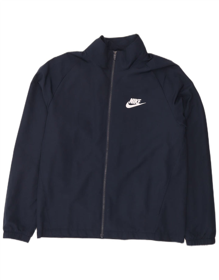 Nike Veste de survêtement pour homme Taille L en polyester bleu marine