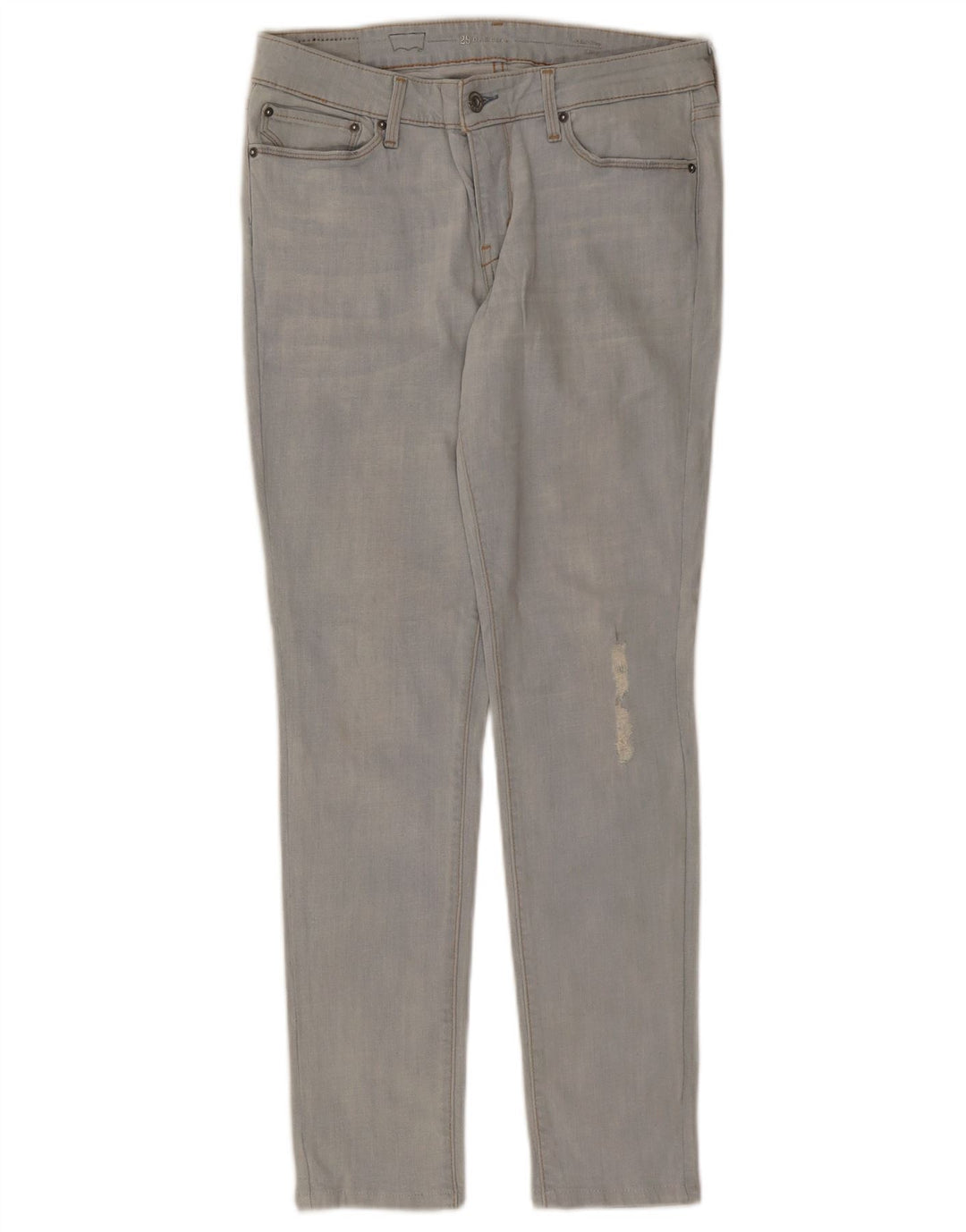 LEVI'S Jean skinny Demi Curve effet vieilli femme W29 L29 bleu