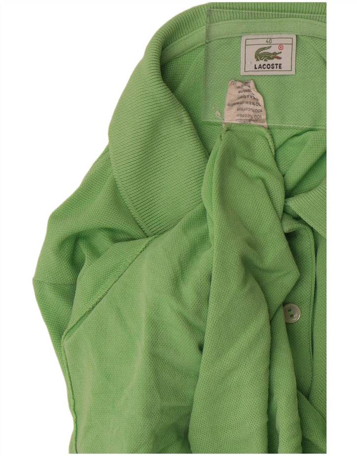 Lacoste Womens Crop Polo Taille 40 Coton vert moyen