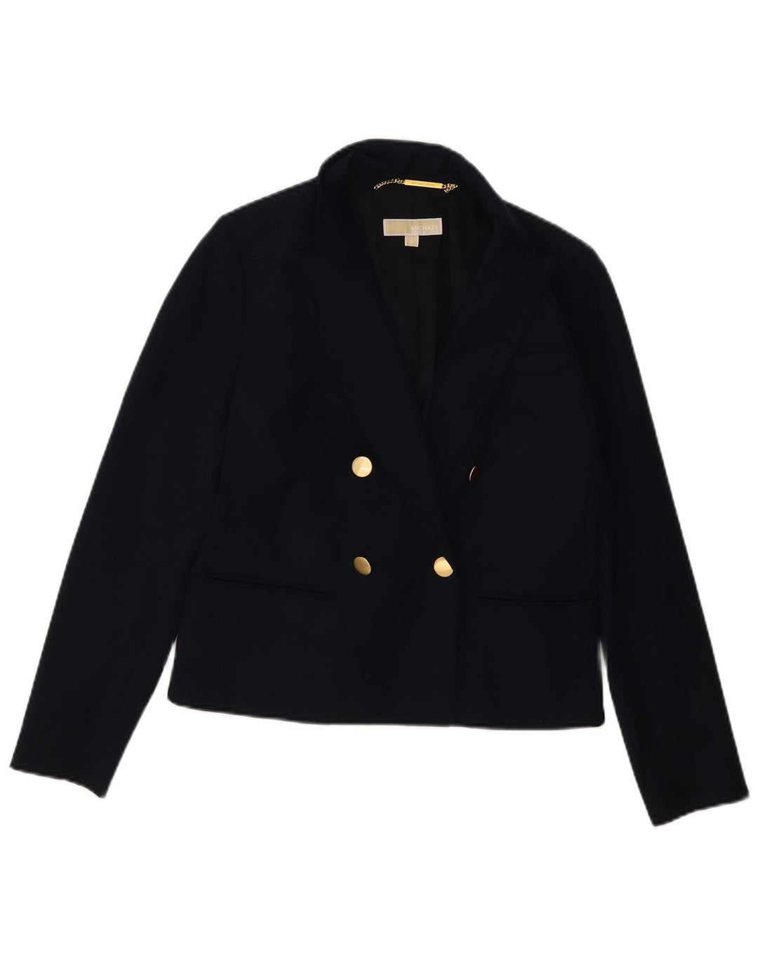 MICHAEL KORS Veste blazer double boutonnage pour femme US 8 Bleu marine moyen
