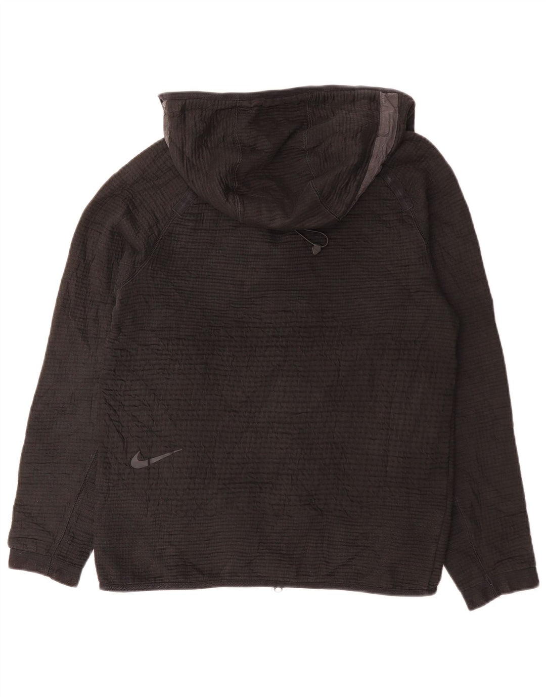 NIKE Pull à capuche zippé pour homme Petit Noir Polyester