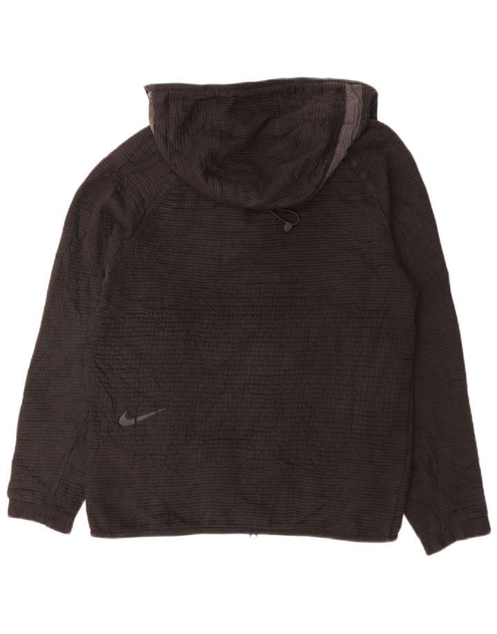 NIKE Pull à capuche zippé pour homme Petit Noir Polyester