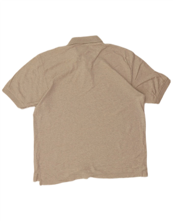 IZOD Polo Homme Gris Moyen Chiné Coton