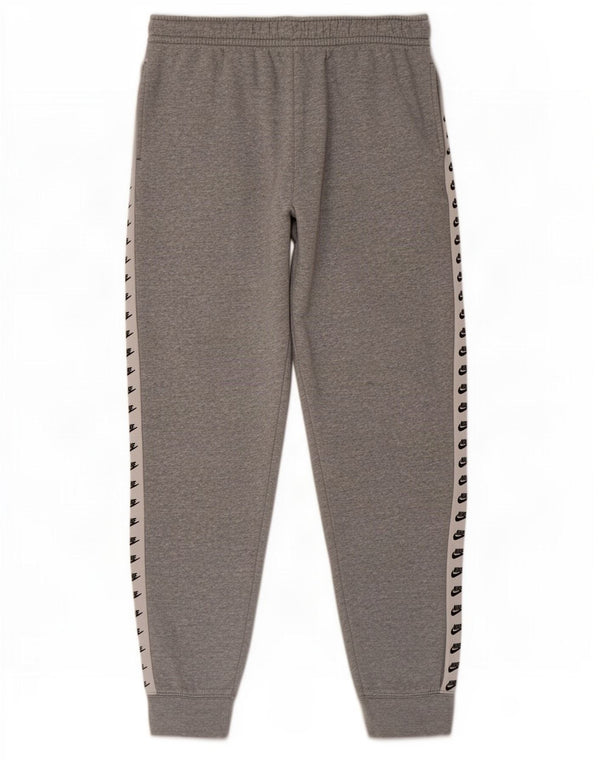 Pantalon de survêtement graphique en coton gris moyen Nike Homme