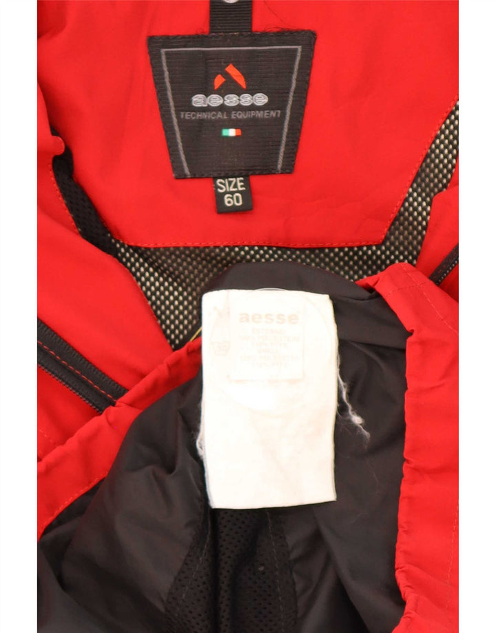 Aesse Veste de pluie à capuche pour homme IT 60 5XL Rouge