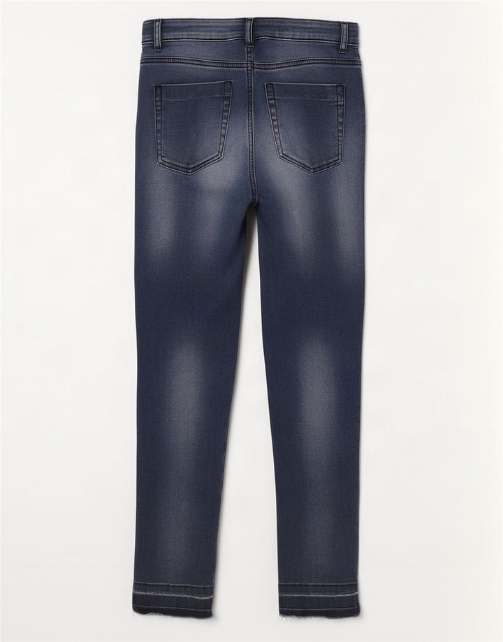 Benetton Jean Skinny W27 L27 Bleu Femme