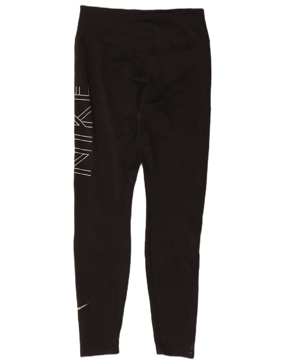 Nike Legging graphique Dri Fit pour femme UK 14 Large Noir