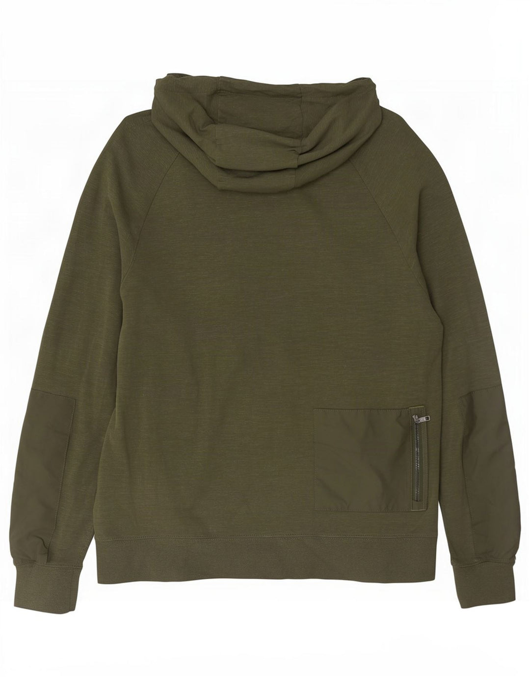 Nike Pull à capuche zippé en coton moucheté kaki moyen pour homme