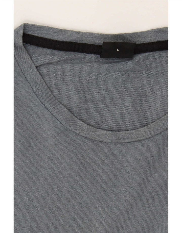 Hugo Boss T-Shirt pour hommes, haut, grand, bleu