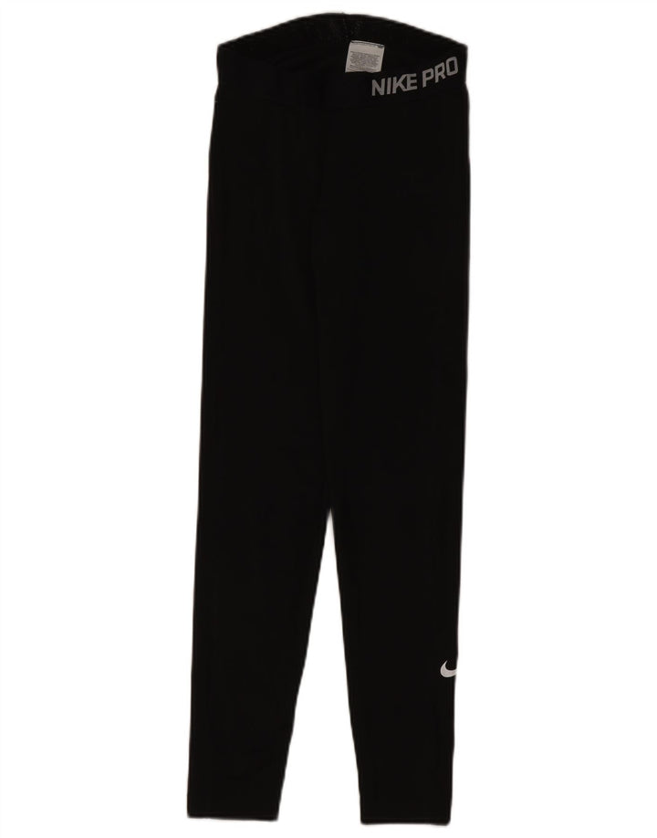 Nike Legging graphique pour femme UK 10 Petit Noir Polyester
