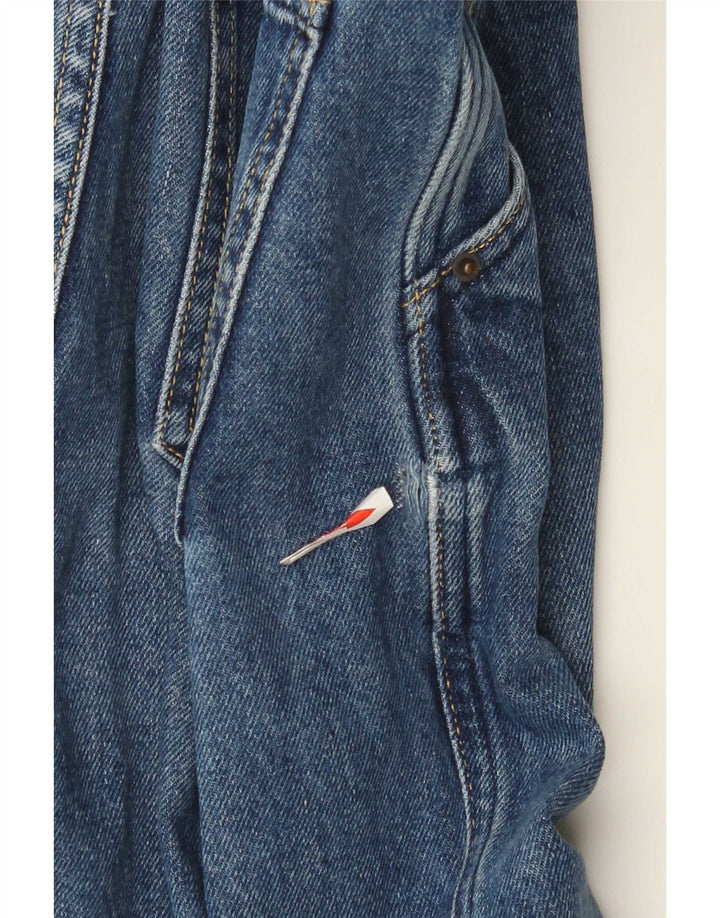 Massimo Dutti Jean large pour femme EU 40 Medium W30 L30 Bleu Coton