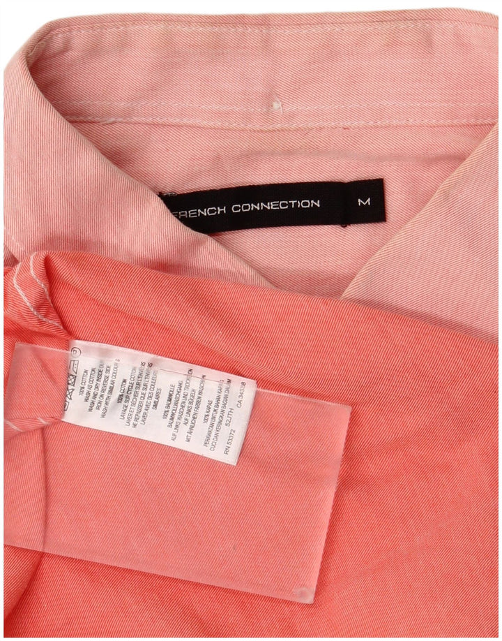 French Connection Chemise Homme Rose Moyen Coton