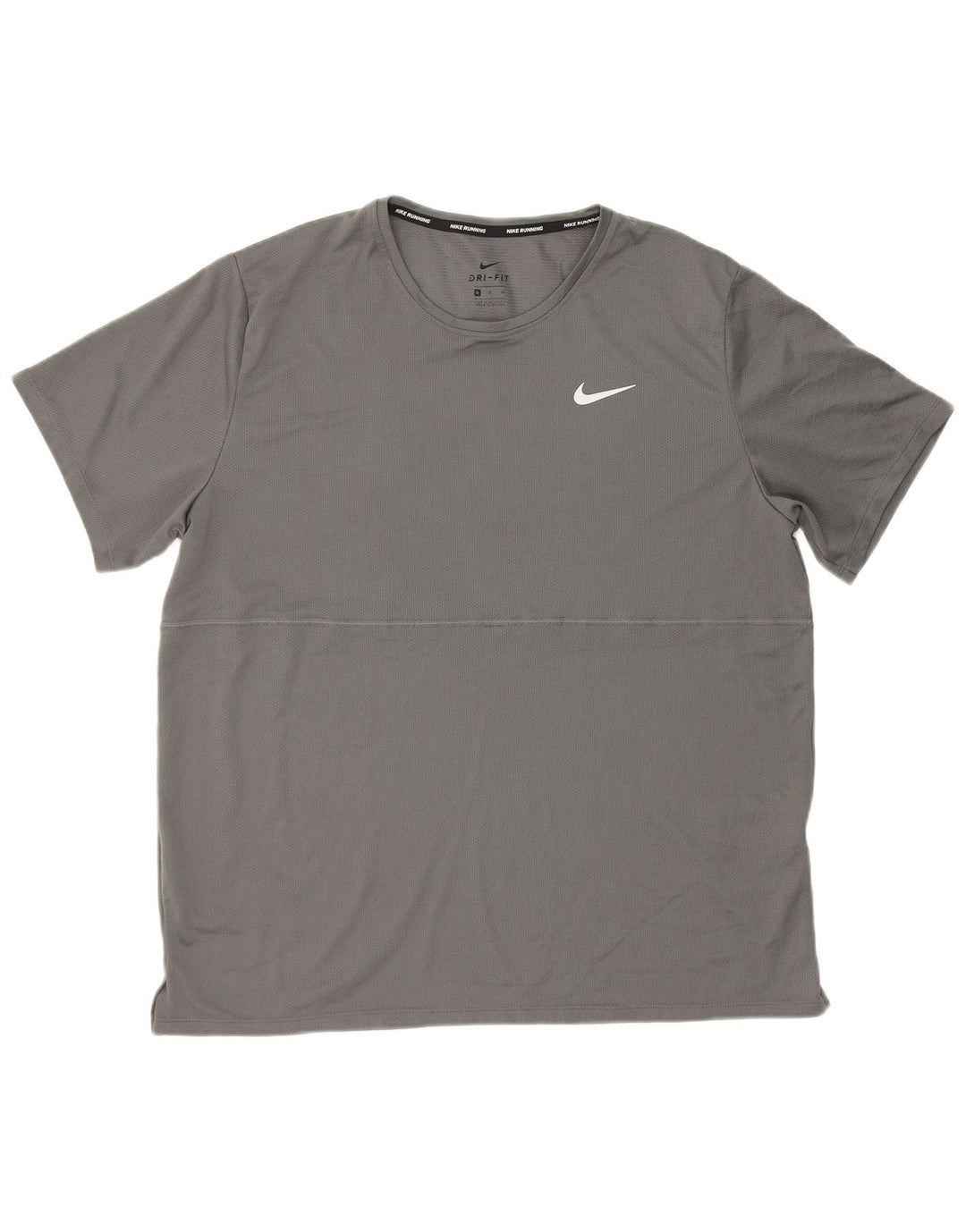 Nike Hommes Dri Fit T-Shirt Haut XL Gris Polyester