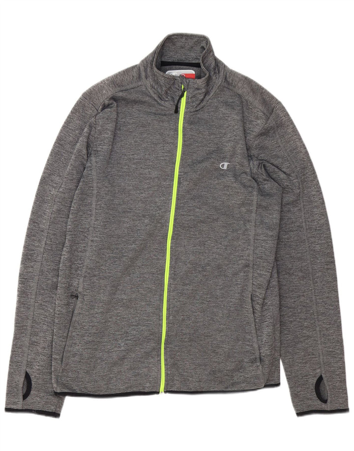 Champion Veste de survêtement pour homme Grand gris moucheté en polyester