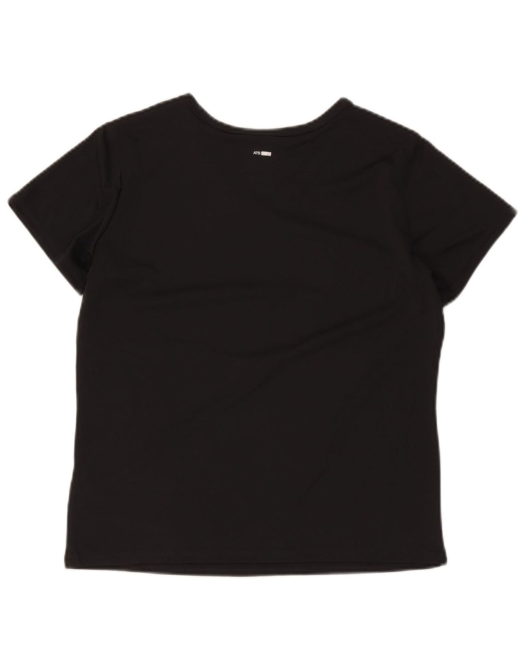 Adidas T-Shirt Femme Top UK 14 Moyen Noir Polyester