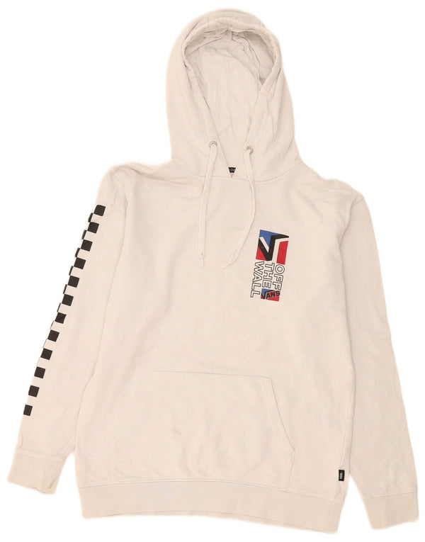 Vans Sweat à Capuche Graphique Homme Blanc Moyen