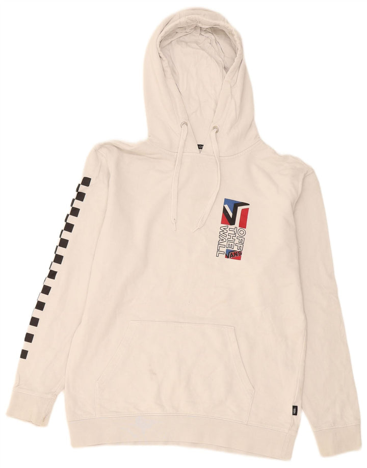 Vans Sweat à Capuche Graphique Homme Blanc Moyen