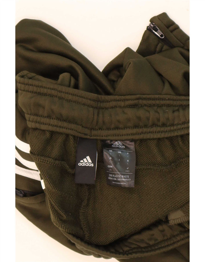 Adidas Pantalon de survêtement pour homme Large Kaki Polyester