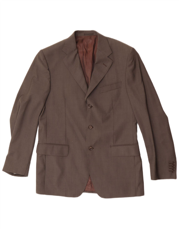 Pierre Cardin Veste Blazer 3 Boutons Coupe Régulière Homme EU 48 Gris Moyen
