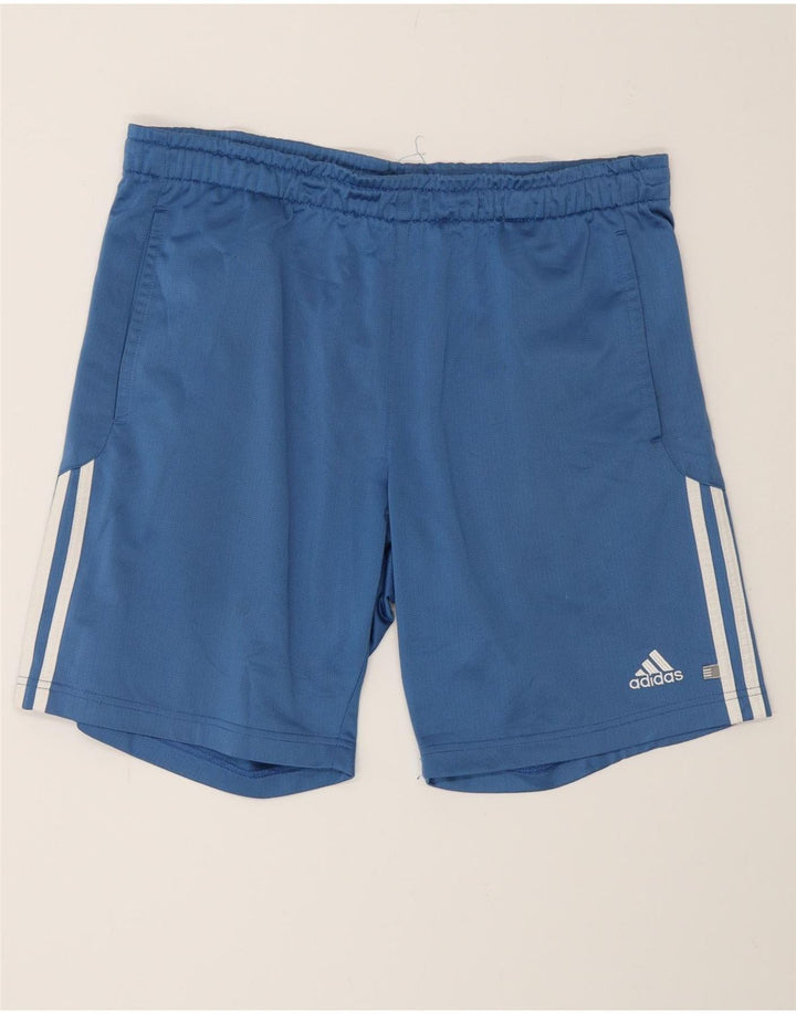 Adidas Short de sport homme bleu moyen polyester