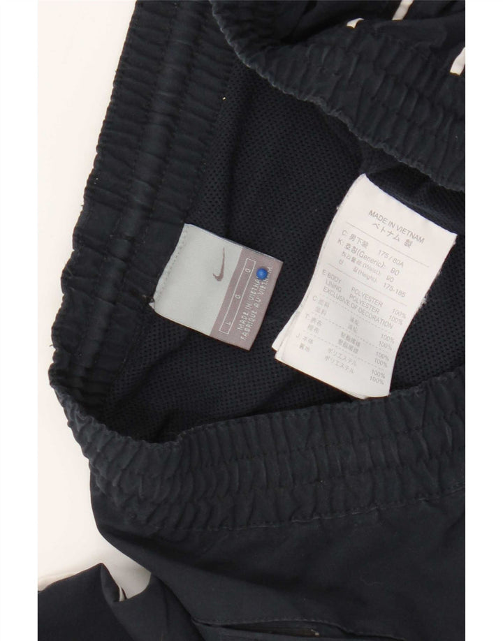 Nike Pantalon de survêtement graphique pour homme Large Bleu marine Polyester