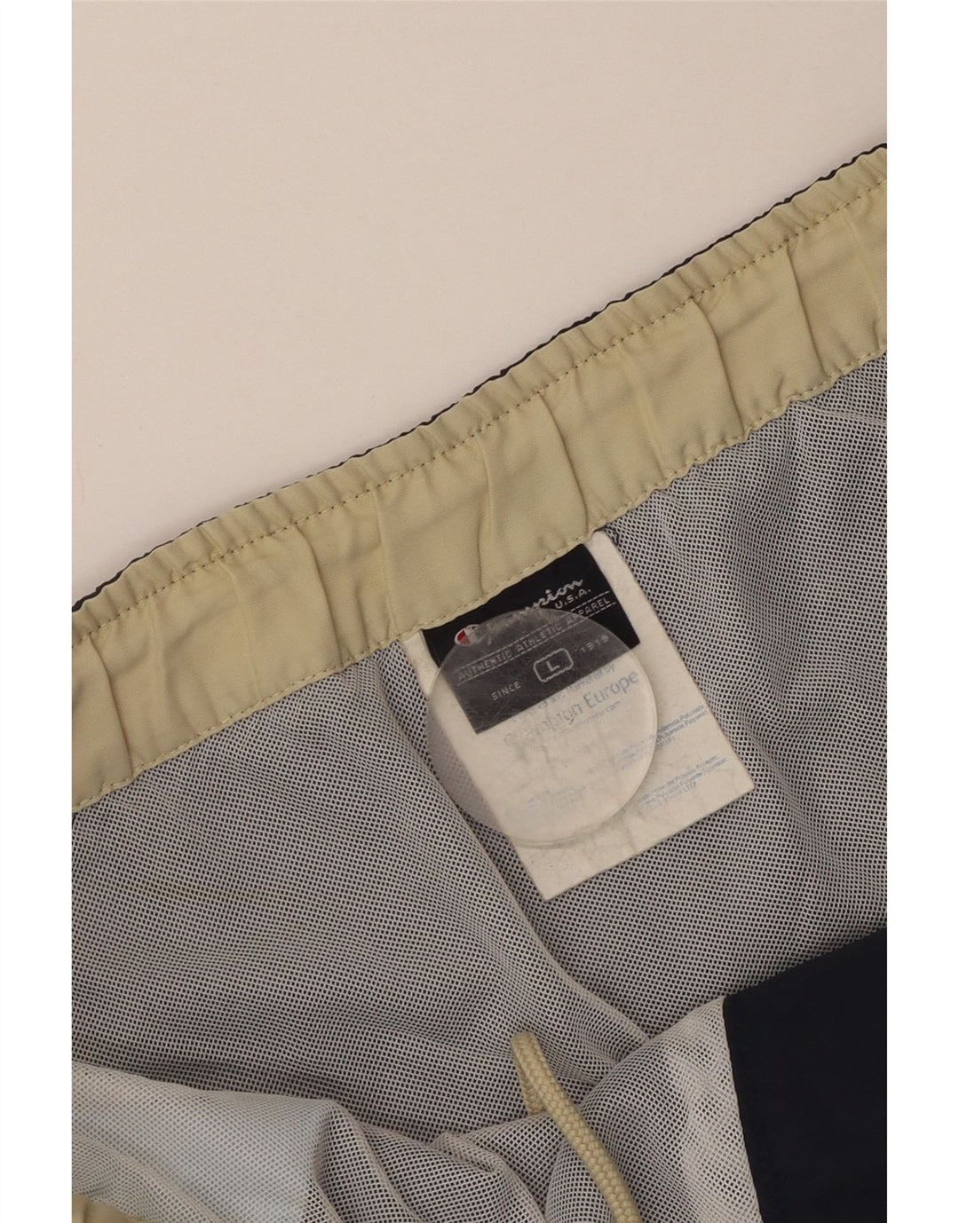 Champion Short de Bain Homme Large Bleu Marine Colourblock Polyamide
