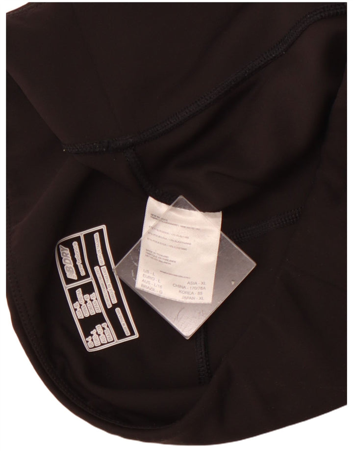 NEW BALANCE Leggings Femme UK 14 Large Noir Polyester