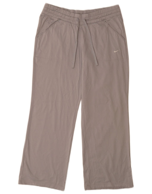 Nike Pantalon de survêtement pour femme UK 44 Gris moyen Polyester