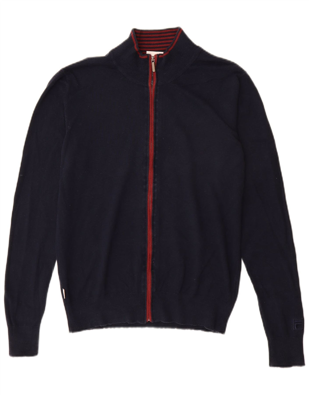 FILA Pull Cardigan Garçon 15-16 ans Bleu Marine Moyen