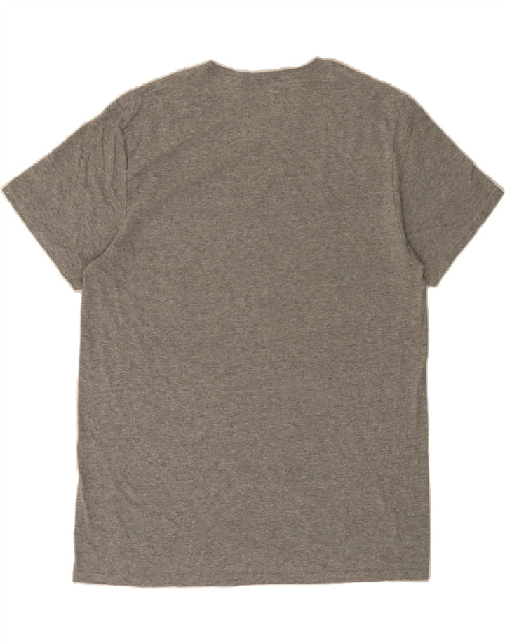RUSSELL ATHLETIC Mens Graphic T-Shirt Top Large Grey Cotton Vintage Russell Athletic and Second-Hand Russell Athletic from Messina Hembry 