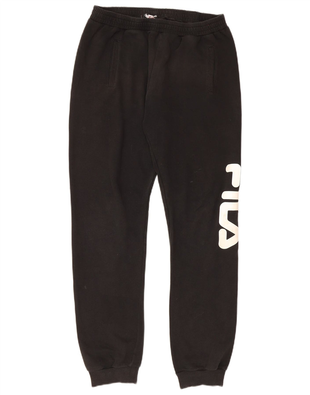 Fila Pantalon de Survêtement Graphique Homme Noir Moyen
