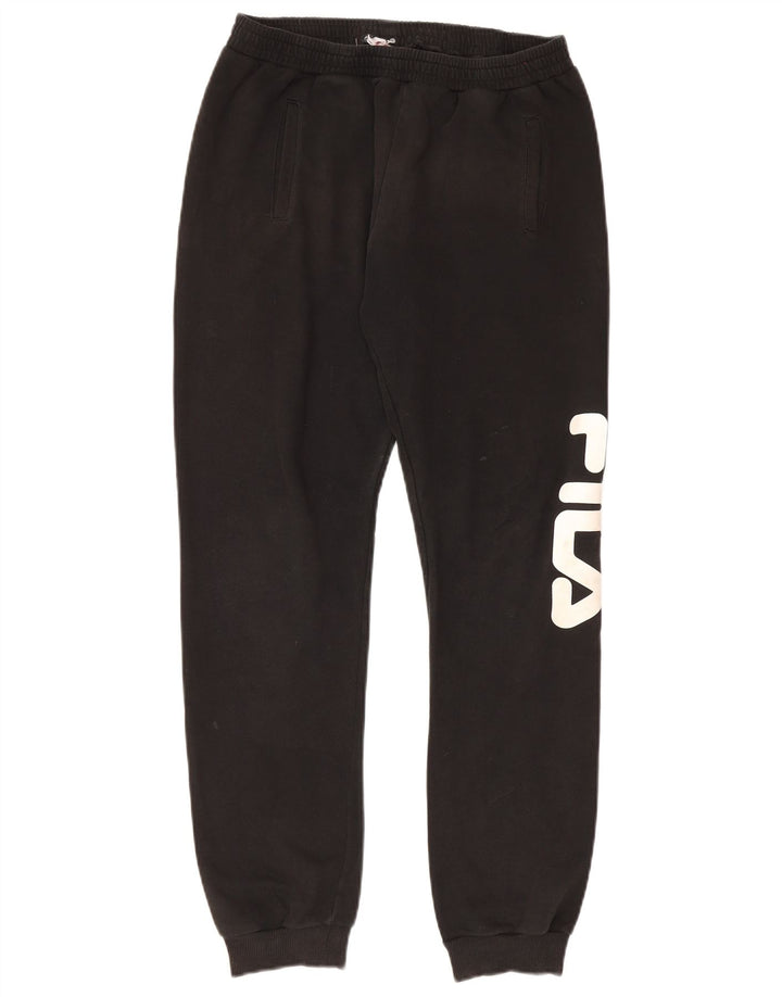Fila Pantalon de Survêtement Graphique Homme Noir Moyen