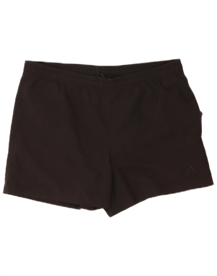 Adidas Short de sport pour homme Large Noir Polyester
