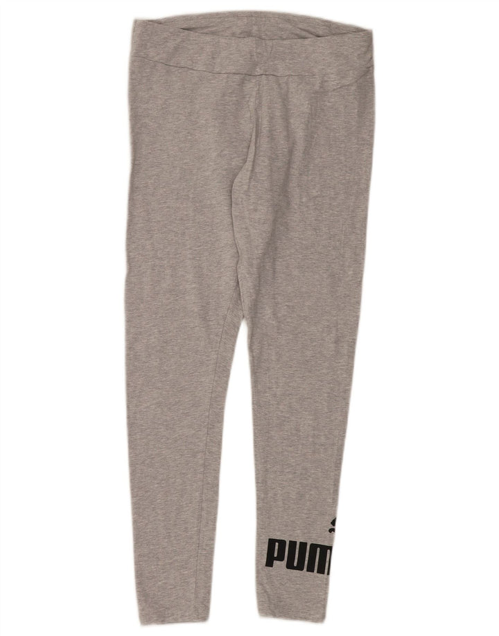 Puma Legging graphique pour femme UK 44 Gris moyen Coton
