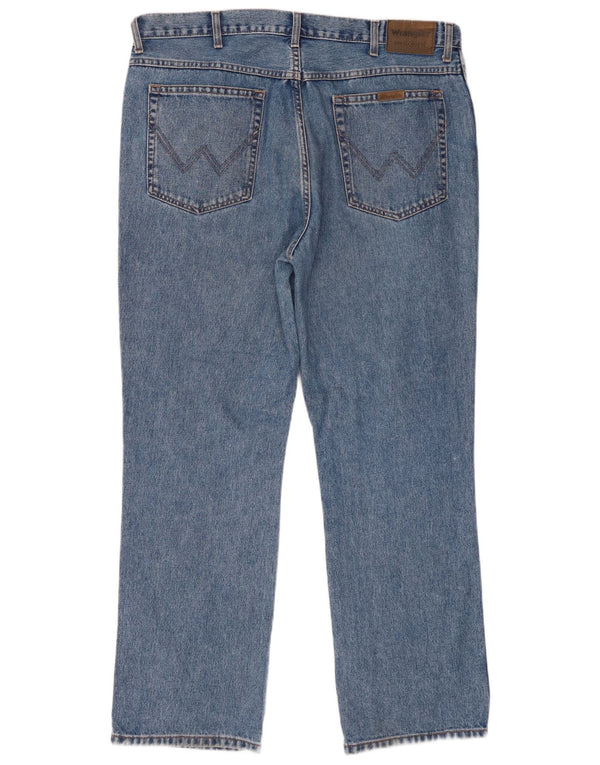 WRANGLER Jean droit coupe régulière homme W40 L32 bleu coton