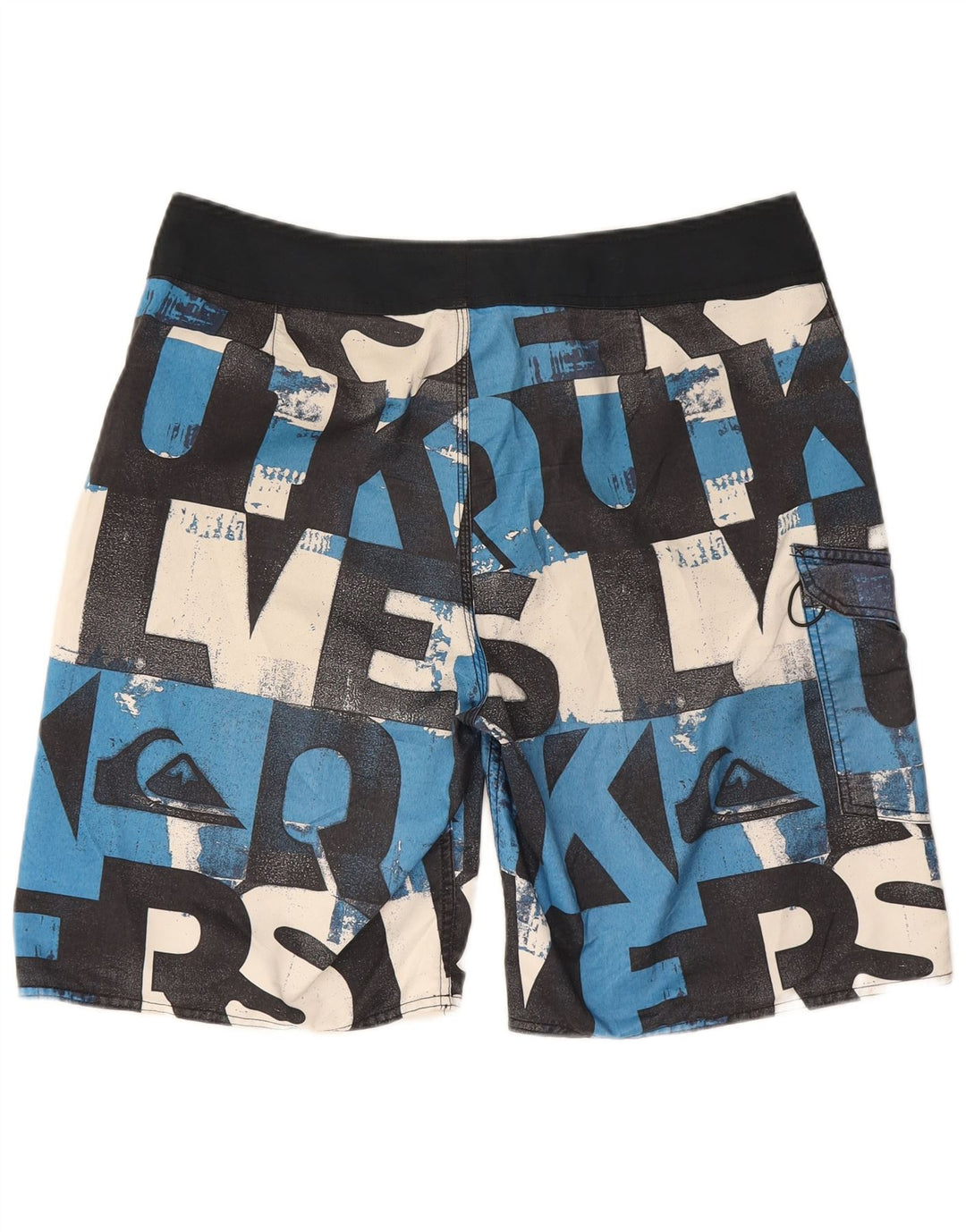 Quiksilver Short de Bain Graphique Homme Large Noir Polyester