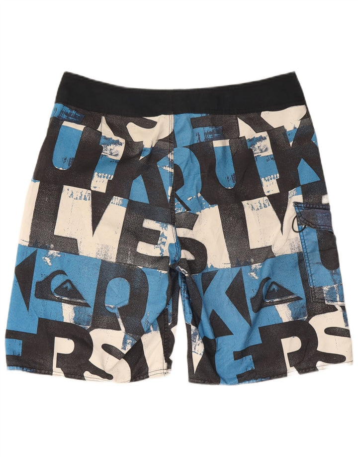 Quiksilver Short de Bain Graphique Homme Large Noir Polyester